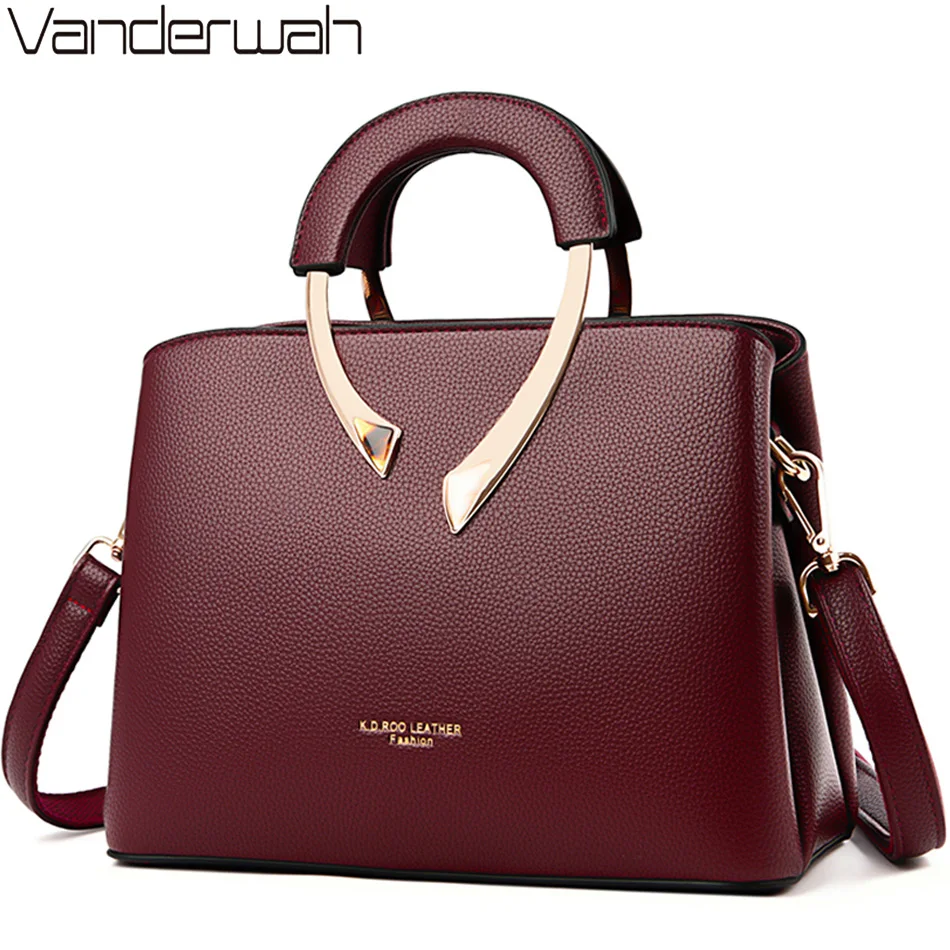 Luxury High Quality Bags - VANDERWAH genuino, bolso informal de piel