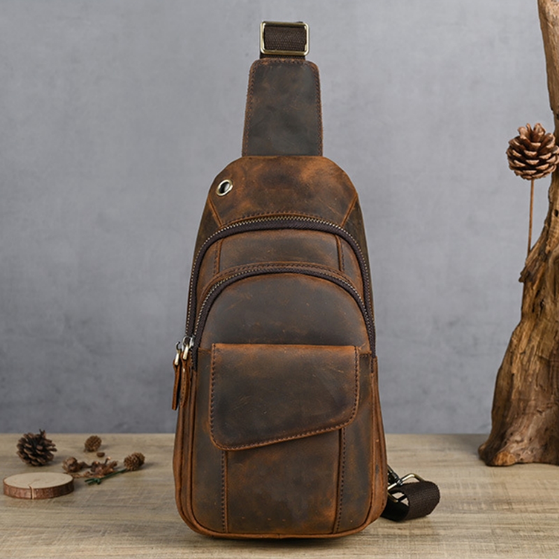 Luxury Bags Leather - Bolso de pecho multifunción de lujo