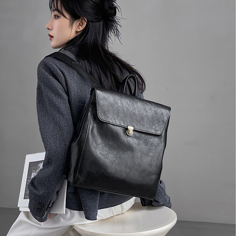 Luxury High Quality Bags - Mochila de cuero genuino de marca