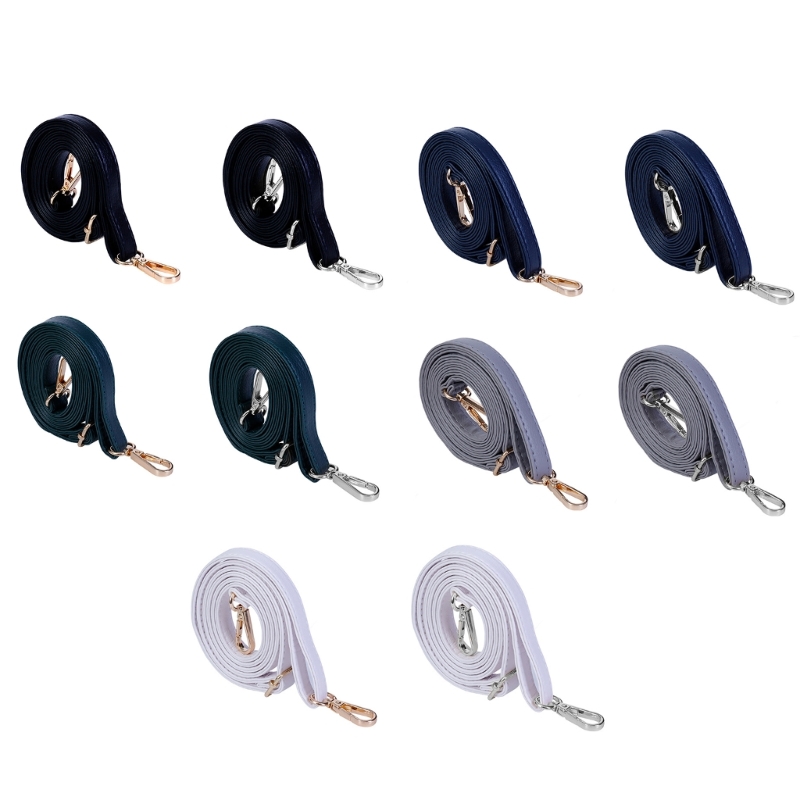 Belt Bag Leather Wide - Correa de cuero sintético con ganchos
