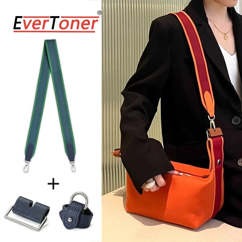 Belt Bag Leather Wide - EverToner-bandeja ancha de lona tejida ensanchada,