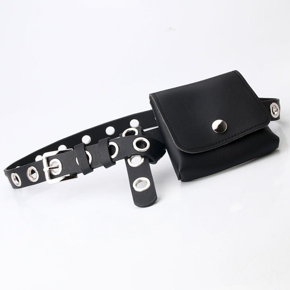 Belt Bag Leather Wide - Bolsa de Cintura de Cuero PU