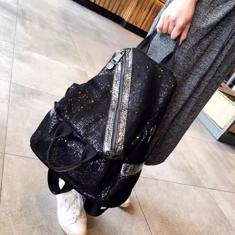 Mochila de nailon con lentejue - Luxury High Quality Bags reseña y precio