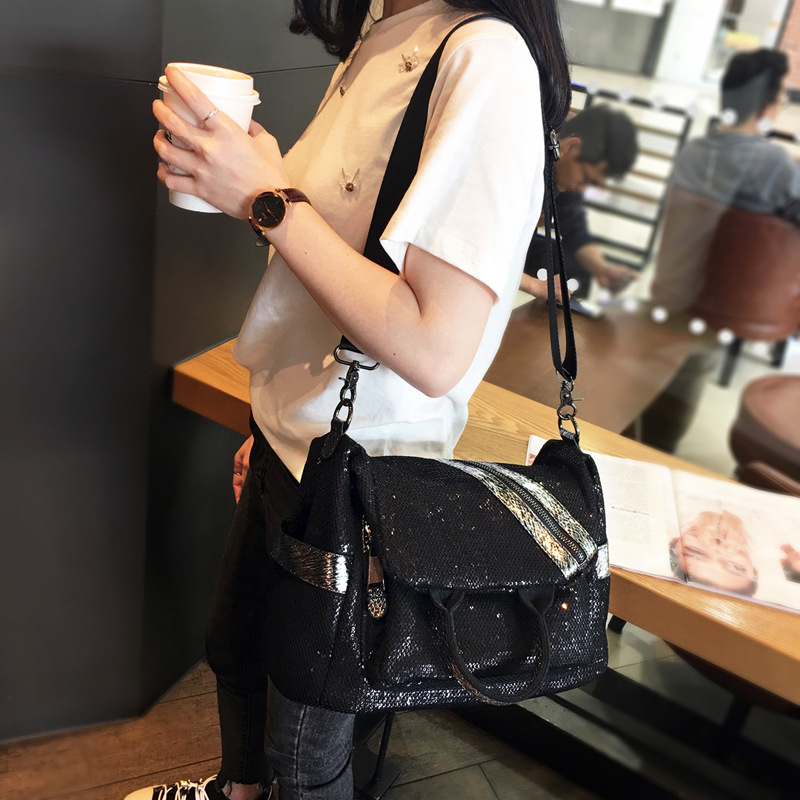 Mochila de nailon con lentejue - Luxury High Quality Bags reseña y precio