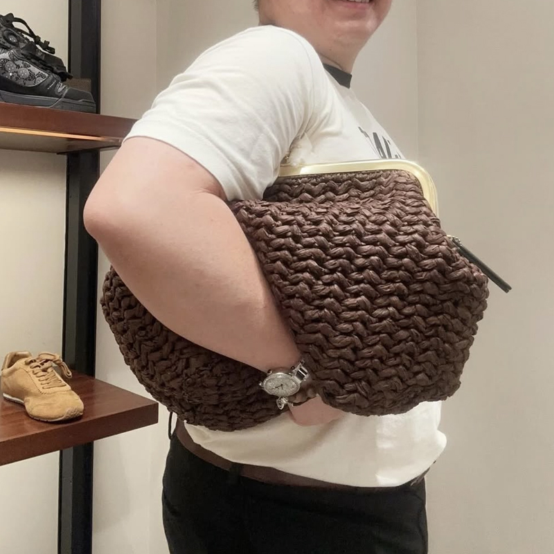 Bolso de hombro de rafia tejid - Luxury Bag Collection reseña y precio