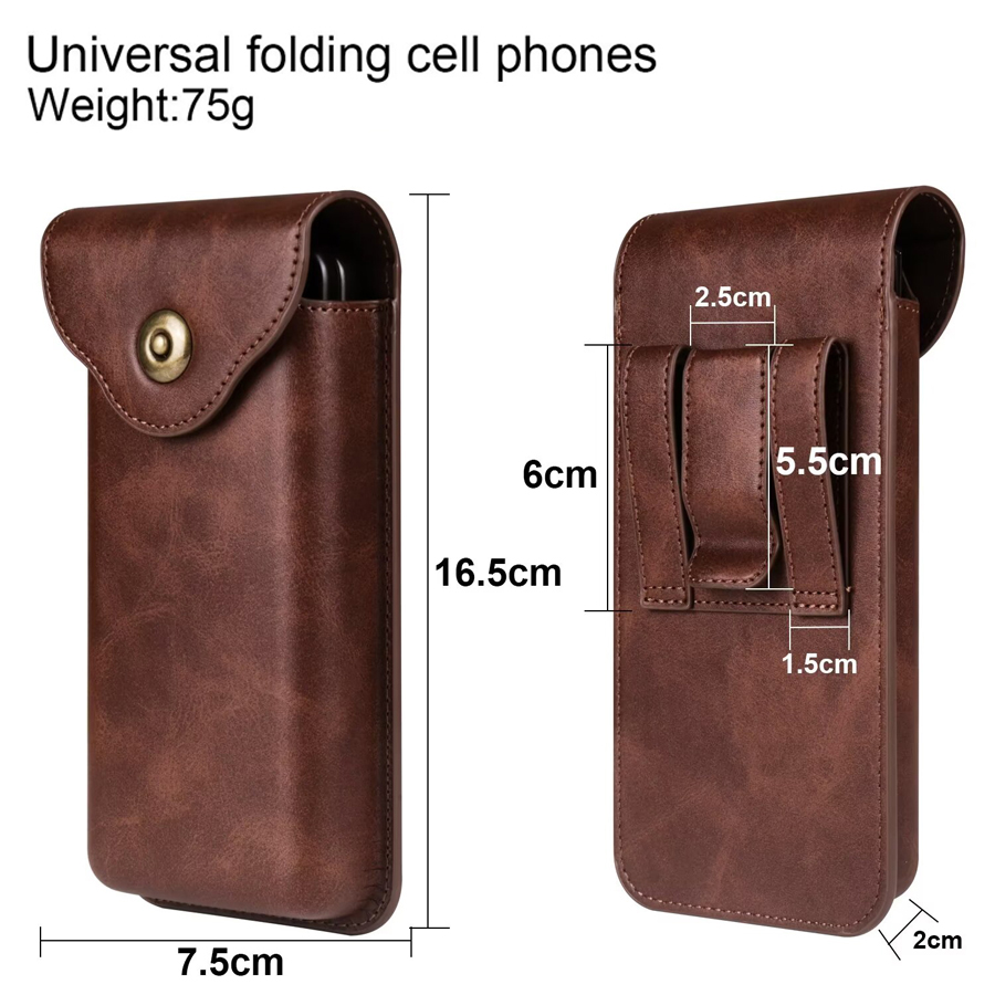Funda con Clip para Cinturón p - Belt Bag Leather Wide reseña y precio