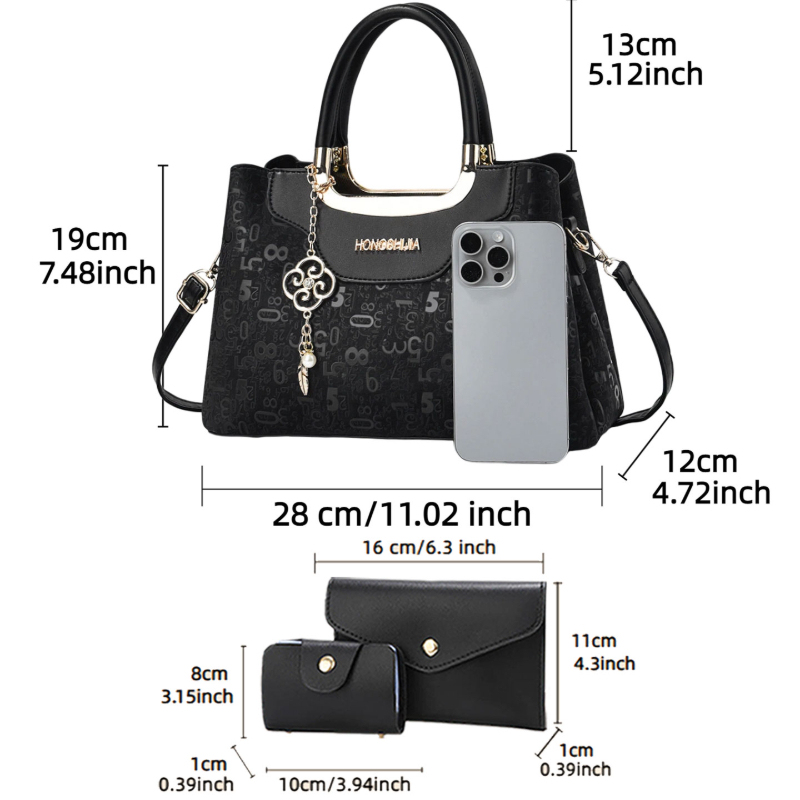 Conjunto de 3 Bolsos de Mano p - Luxury Bags & Leather Repair Of Atlanta reseña y precio
