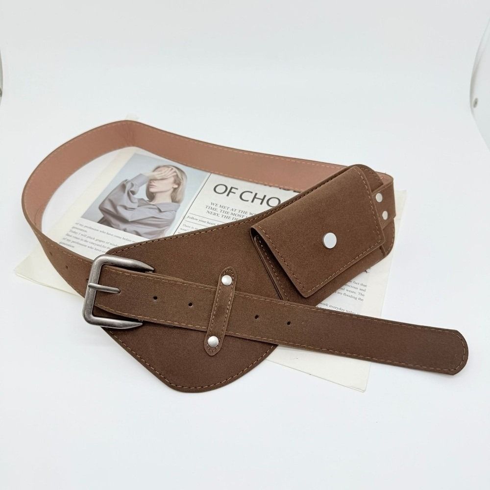 Cinturón de cintura de PU esti - Belt Bag Leather Wide reseña y precio