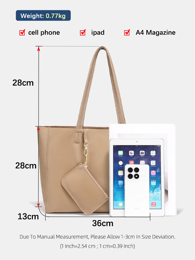 Bolsos grandes de piel auténti - Luxury Bag Collection reseña y precio