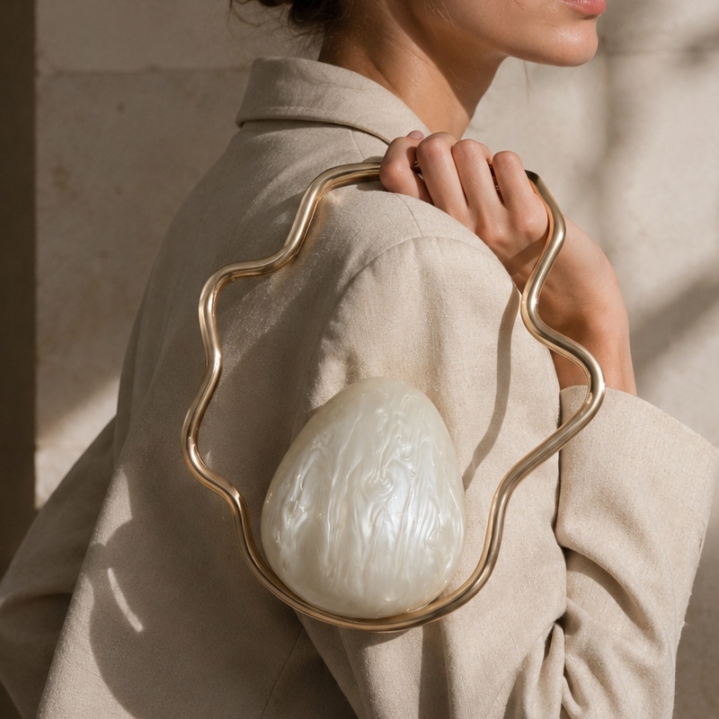 Bolso de mano mini de acrílico - Luxury Bag Collection reseña y precio