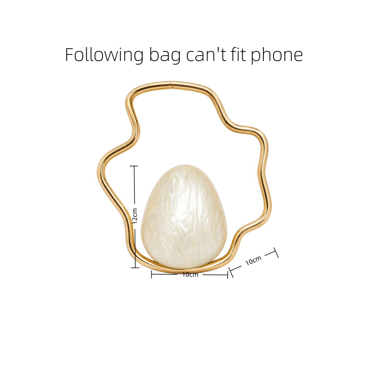 Bolso de mano mini de acrílico - Luxury Bag Collection reseña y precio