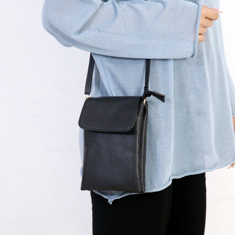 Bolso bandolera de cuero para  - Accordion Wallet Zip reseña y precio