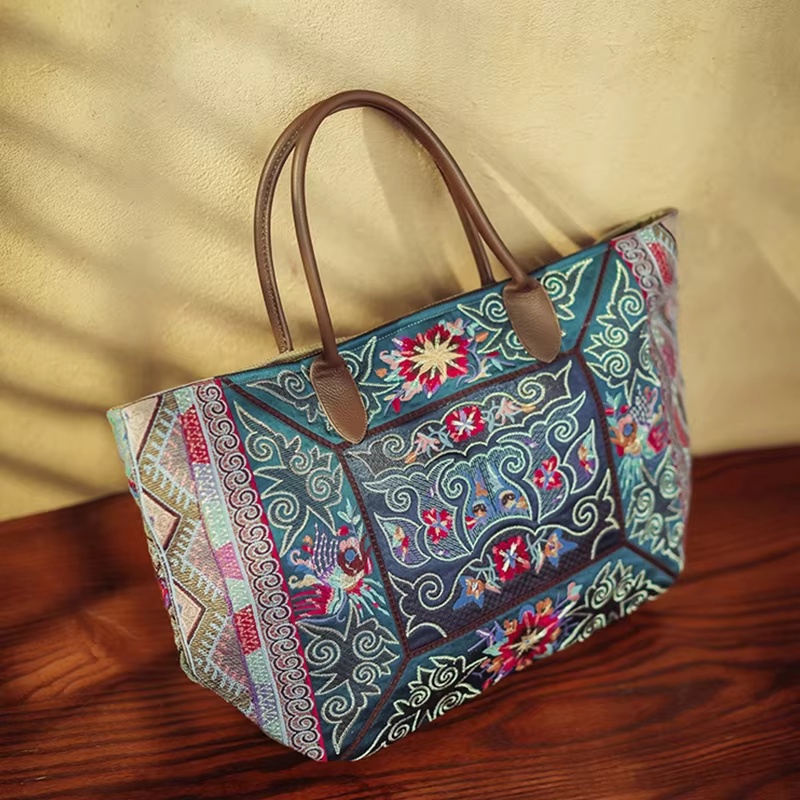 Bolsos de mano bordados origin - Luxury Bags On Sales reseña y precio