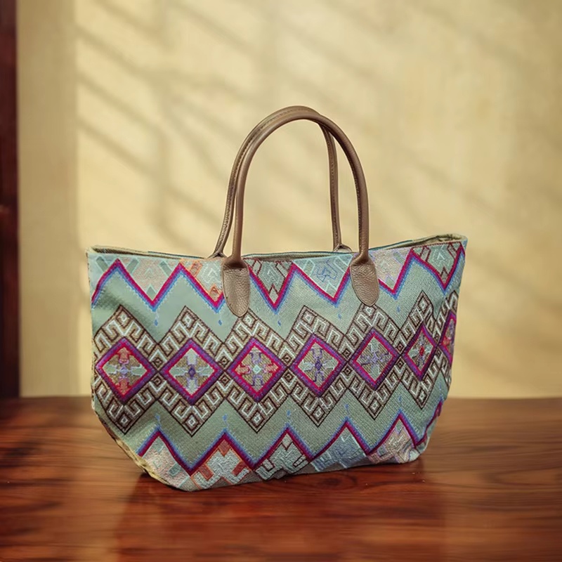 Bolsos de mano bordados origin - Luxury Bags On Sales reseña y precio