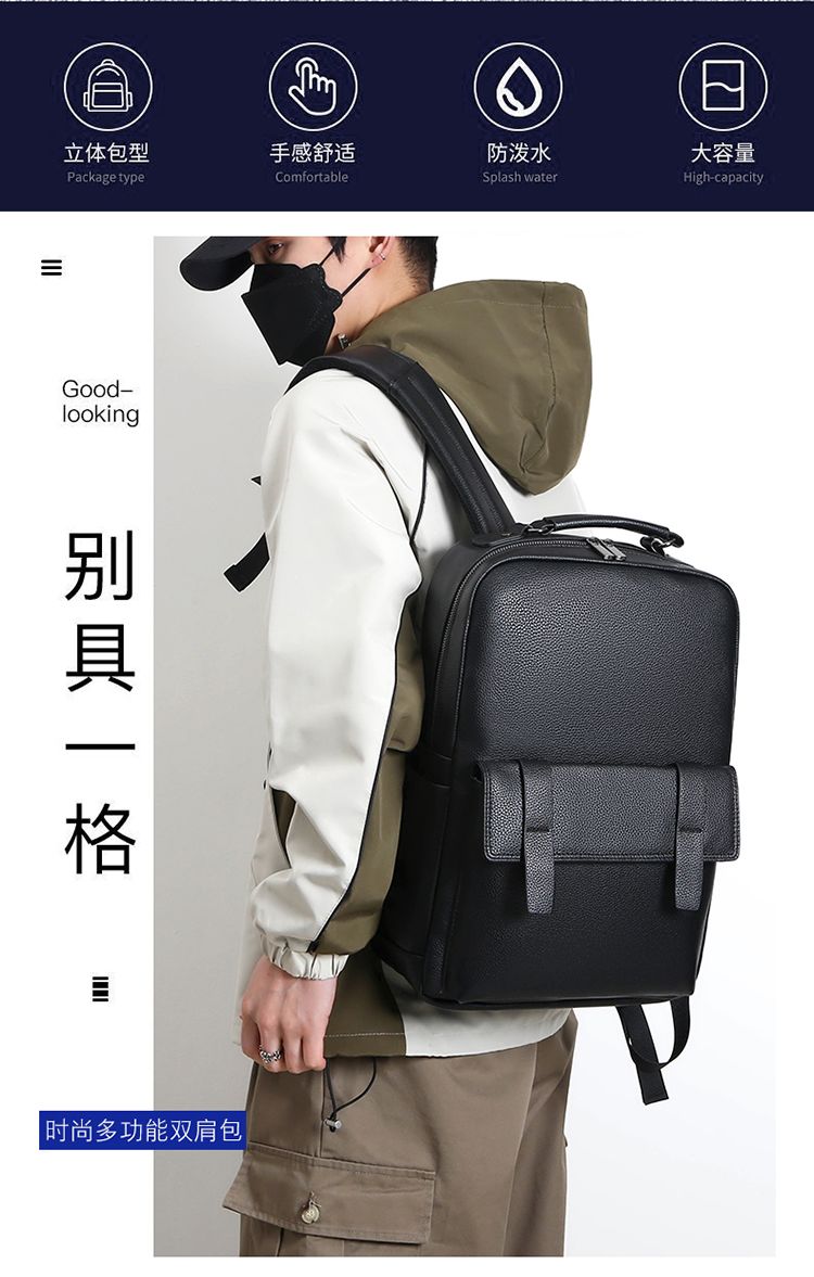 Mochila de cuero de lujo para  - Luxury Bags Leather reseña y precio