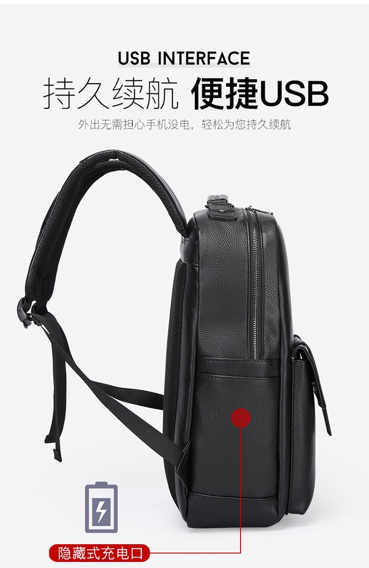 Mochila de cuero de lujo para  - Luxury Bags Leather reseña y precio