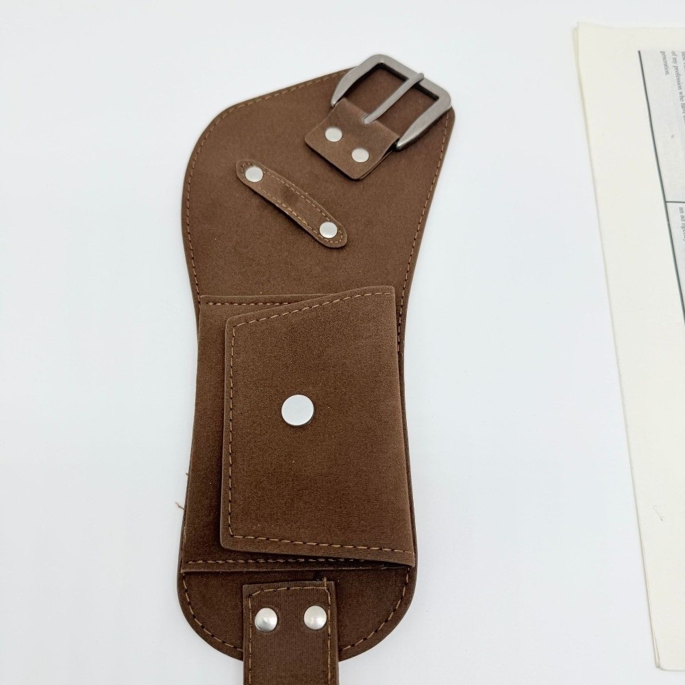 Cinturón vintage de PU con heb - Belt Bag Leather Wide reseña y precio