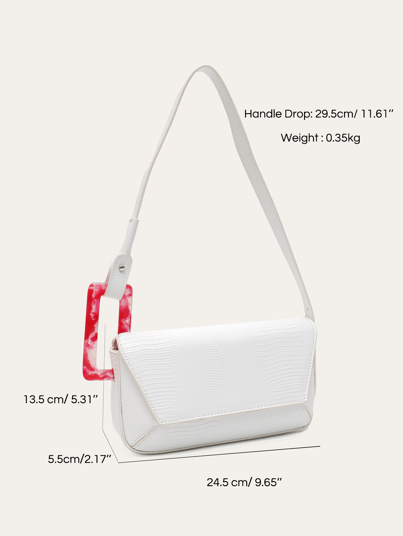 Bolso de hombro cuadrado de cu - Luxury Bags Vegan Leather reseña y precio